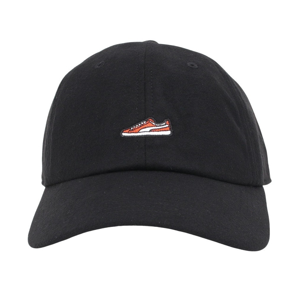 プーマ（PUMA）（メンズ、レディース）クラシック グラフィック ダッド キャップ 02549001 帽子 黒 フリーサイズ