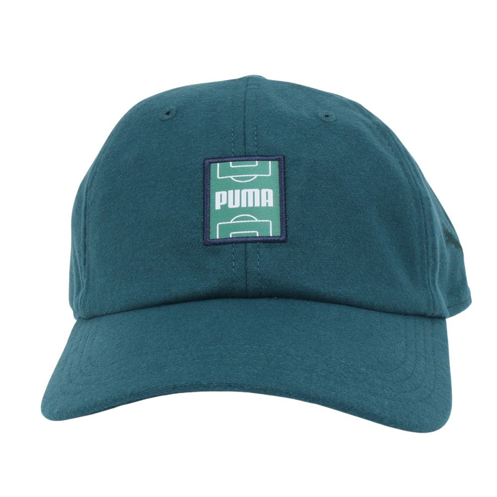 プーマ（PUMA）（メンズ、レディース）クラシック グラフィック ダッド キャップ 02549003 帽子 緑 フリーサイズ