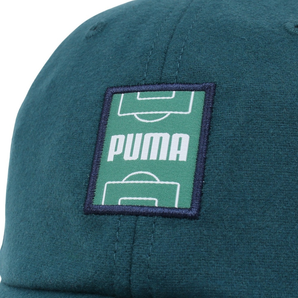 プーマ（PUMA）（メンズ、レディース）クラシック グラフィック ダッド キャップ 02549003 帽子 緑 フリーサイズ