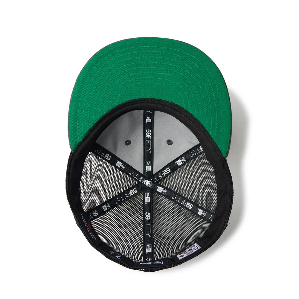 ニューエラ（NEW ERA）（メンズ、レディース）キャップ RC 59FIFTY 黒 S-Lサイズ フラットバイザー トラッカー ニューヨーク・ヤンキース 14388379