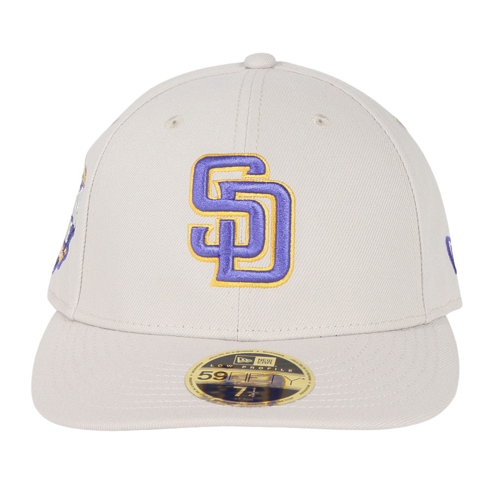 ニューエラ（NEW ERA）（メンズ、レディース）帽子 キャップ LP 59FIFTY MLB Color Variation サンディエゴ・パドレス ベージュ  S-Mサイズ 14388389 スト系