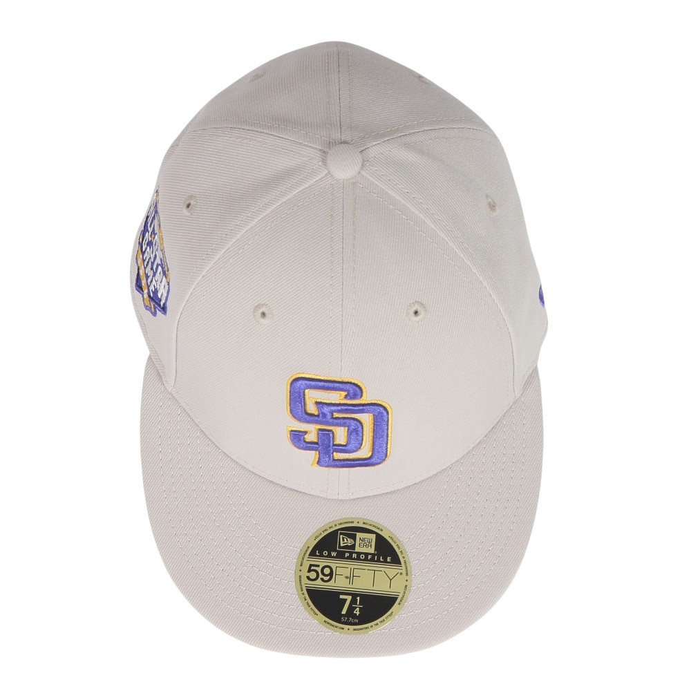 ニューエラ（NEW ERA）（メンズ、レディース）帽子 キャップ LP 59FIFTY MLB Color Variation サンディエゴ・パドレス ベージュ  S-Mサイズ 14388389 スト系