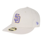 (メンズ、レディース)帽子 キャップ LP 59FIFTY MLB Color Variation サンディエゴ・パドレス ベージュ  S-Mサイズ 14388389 スト系