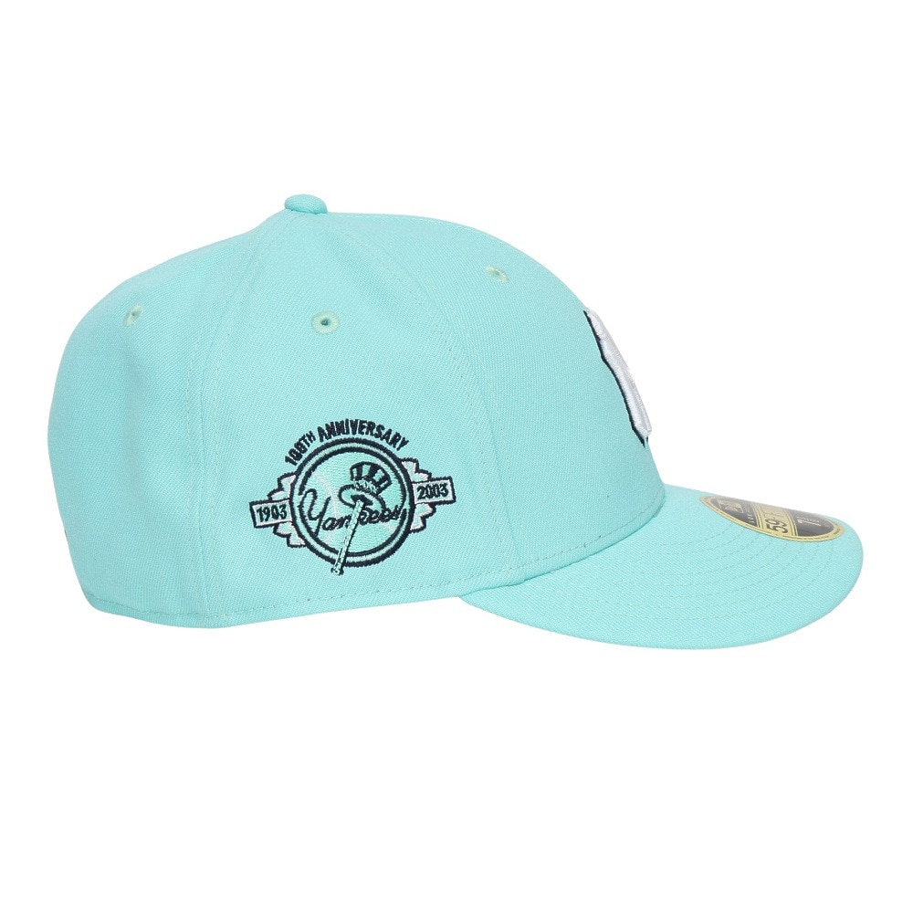 ニューエラ（NEW ERA）（メンズ）LP5950 COLOR VARBTNT キャップ ライトブルー S-Lサイズ 14388390 MLB 野球 ヤンキース おしゃれ カジュアル ファッション