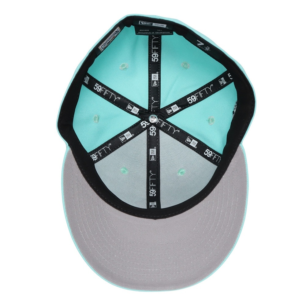 ニューエラ（NEW ERA）（メンズ）LP5950 COLOR VARBTNT キャップ ライトブルー S-Lサイズ 14388390 MLB 野球 ヤンキース おしゃれ カジュアル ファッション