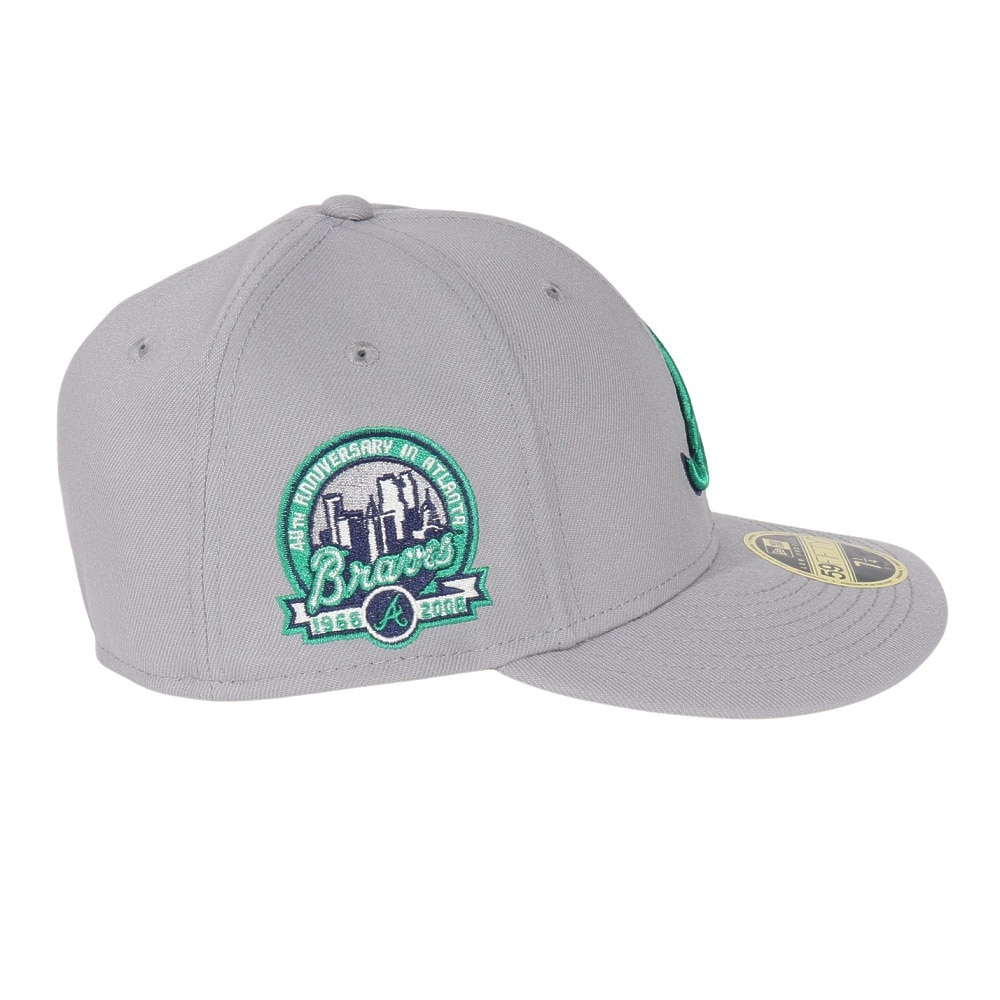 ニューエラ（NEW ERA）（メンズ、レディース）帽子 キャップ LP 59FIFTY MLB Color Variation アトランタ・ブレーブス  グレー サイズ S-Mサイズ 14388392