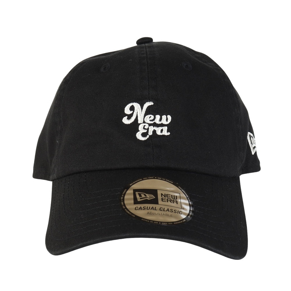 ニューエラ（NEW ERA）（メンズ）帽子 カジュアルクラシック STRAP TAPE BL CHR キャップ 黒 14388439 シンプル カジュアル おしゃれ 旅行 お出かけ