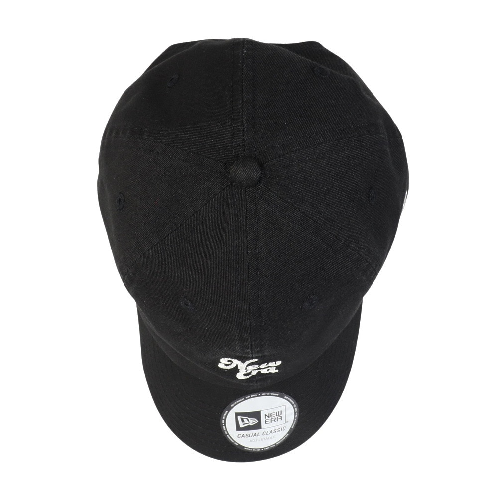 ニューエラ（NEW ERA）（メンズ）帽子 カジュアルクラシック STRAP TAPE BL CHR キャップ 黒 14388439 シンプル カジュアル おしゃれ 旅行 お出かけ