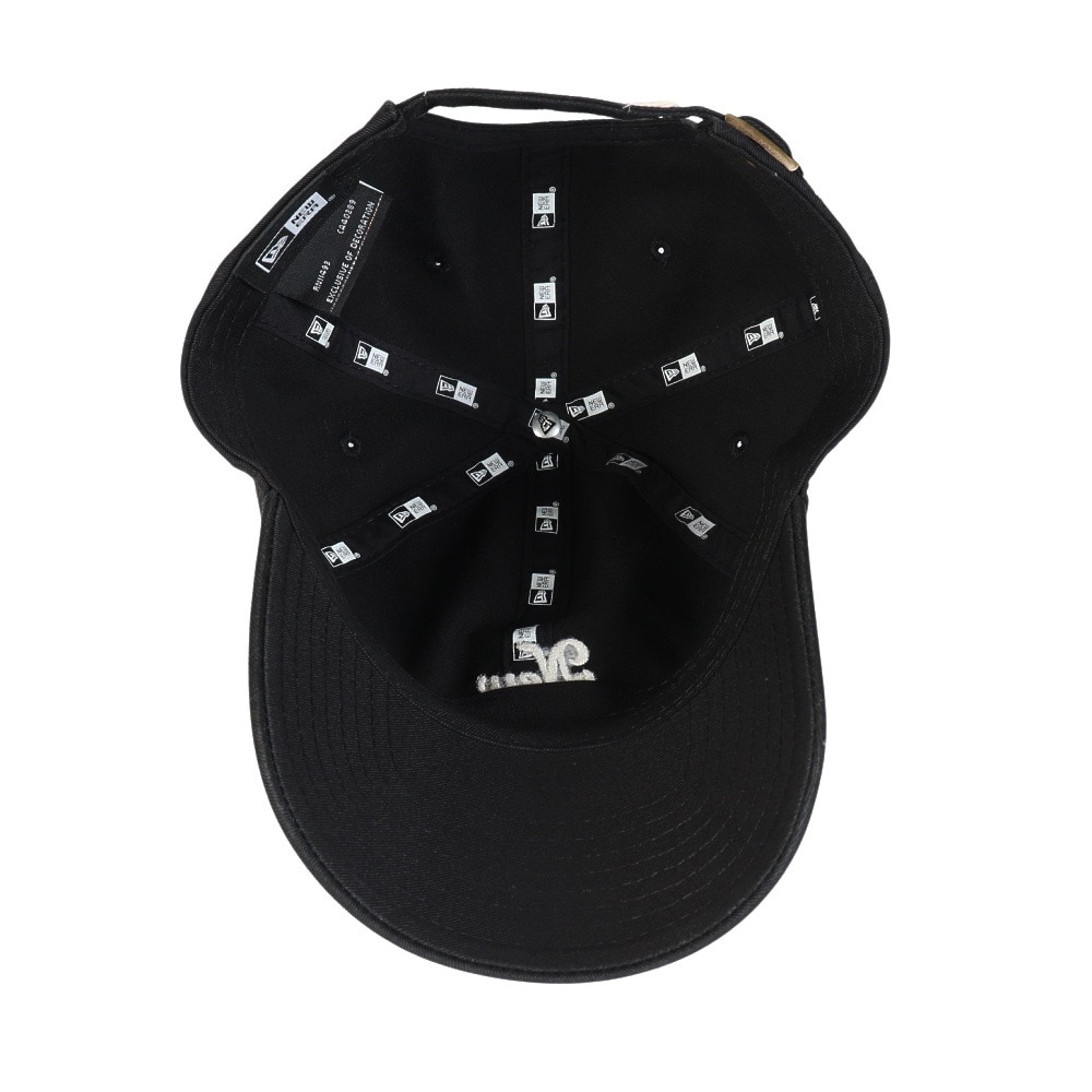 ニューエラ（NEW ERA）（メンズ）帽子 カジュアルクラシック STRAP TAPE BL CHR キャップ 黒 14388439 シンプル カジュアル おしゃれ 旅行 お出かけ