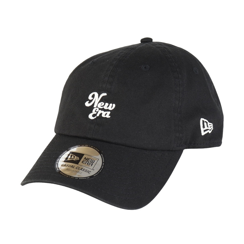 ニューエラ（NEW ERA）（メンズ）帽子 カジュアルクラシック STRAP TAPE BL CHR キャップ 黒 14388439 シンプル カジュアル おしゃれ 旅行 お出かけ