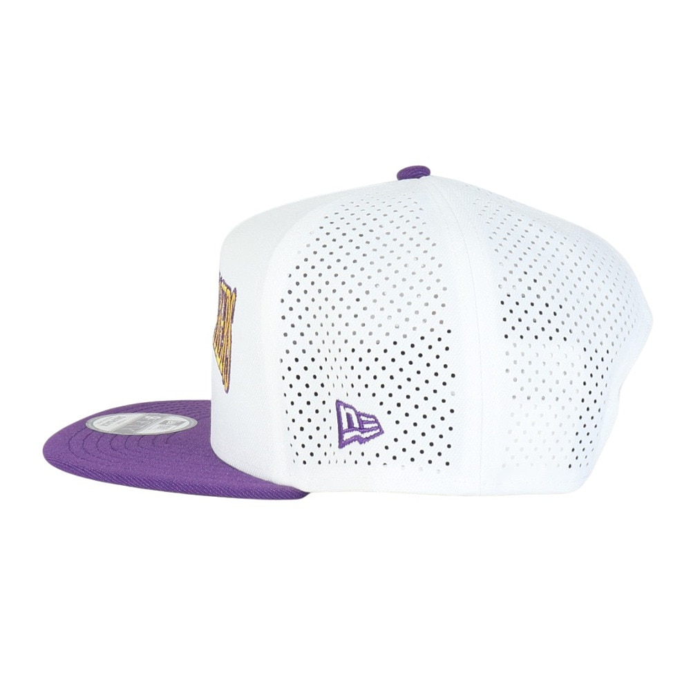 ニューエラ（NEW ERA）（メンズ、レディース）帽子 9FIFTY A-Frame NBA 2-Tone ロサンゼルス・レイカーズ バイザー Mサイズ 14388565 メッシュ 通気性 日除け