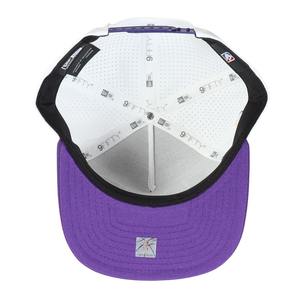 ニューエラ（NEW ERA）（メンズ、レディース）帽子 9FIFTY A-Frame NBA 2-Tone ロサンゼルス・レイカーズ バイザー Mサイズ 14388565 メッシュ 通気性 日除け