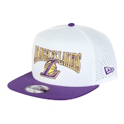 (メンズ、レディース)帽子 9FIFTY A-Frame NBA 2-Tone ロサンゼルス・レイカーズ バイザー Mサイズ 14388565 メッシュ 通気性 日除け