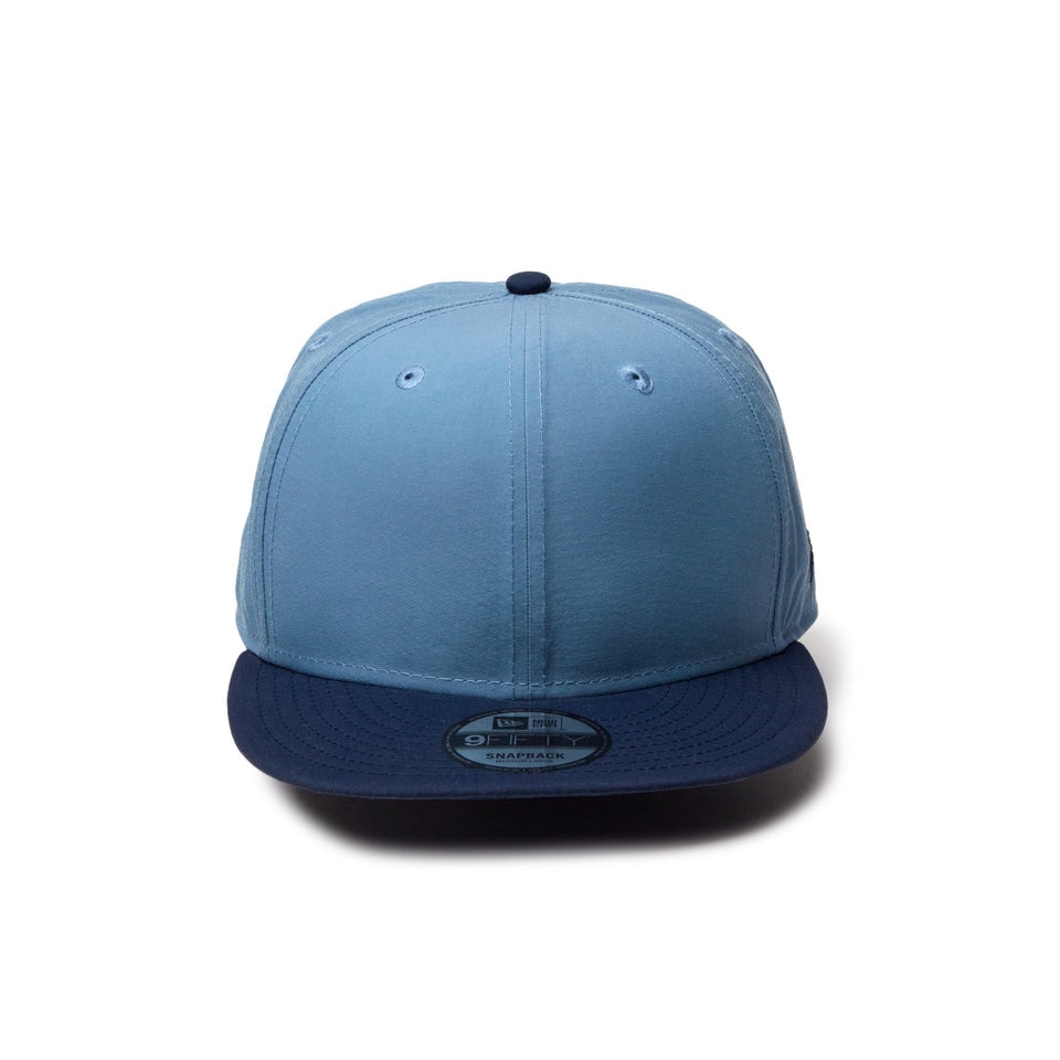 ニューエラ（NEW ERA）（メンズ、レディース）帽子 キャップ 9FIFTY Vintage Nylon ベーシックバイザー サックス S-Lサイズ 14388569 サイズ調整 撥水 