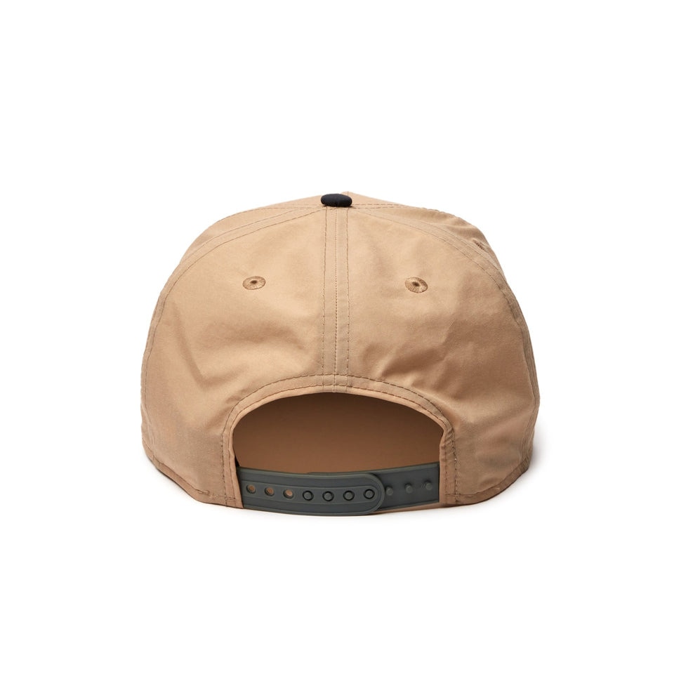 ニューエラ（NEW ERA）（メンズ、レディース）帽子 キャップ 9FIFTY Vintage Nylon ベーシックバイザー ベージュ S-Lサイズ 14388570 サイズ調整 撥水