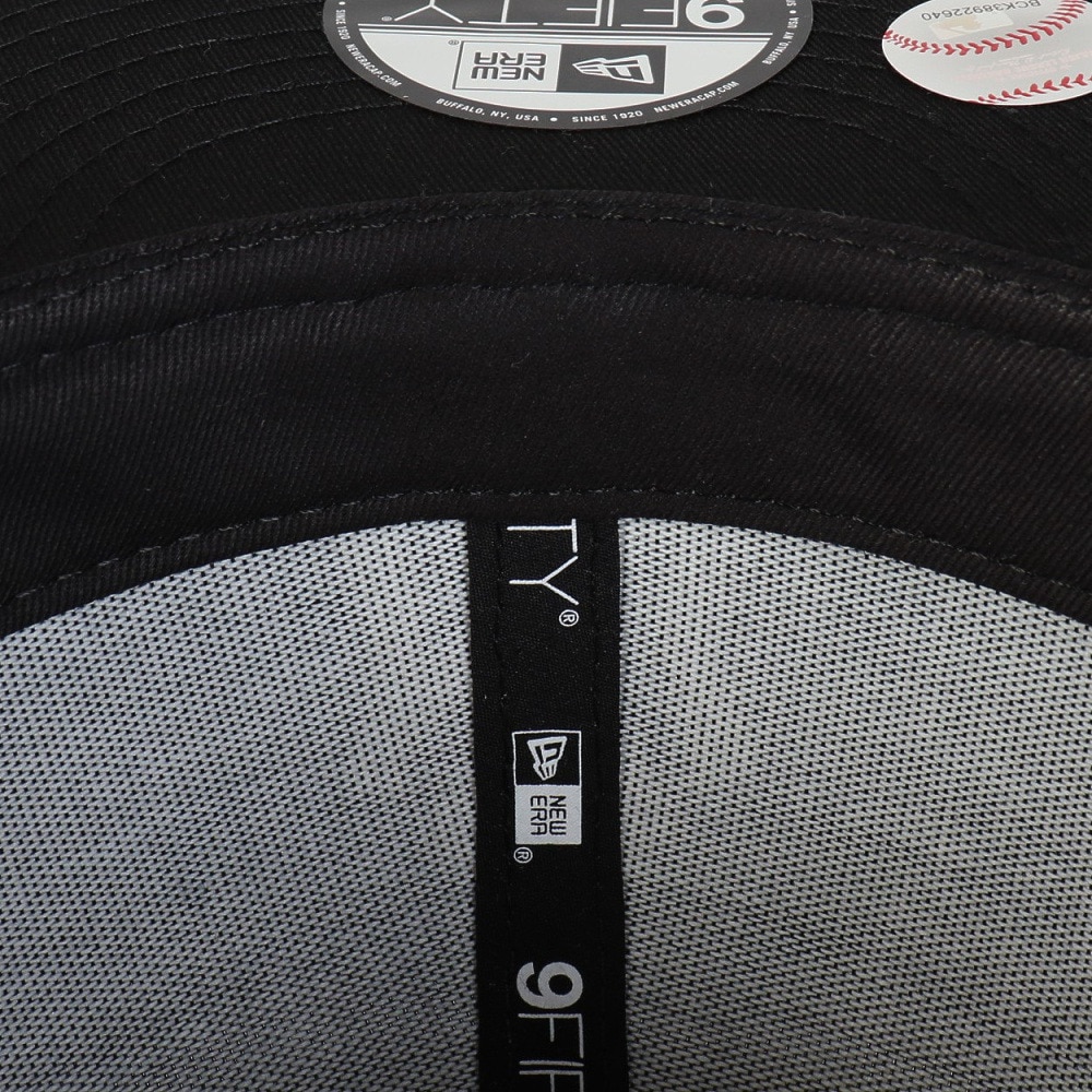 ニューエラ（NEW ERA）（メンズ、レディース）帽子 キャップ 9FIFTY MLB Jacquard ニューヨーク・ヤンキース 黒 Mサイズ 14388575 モノグラムデザイン