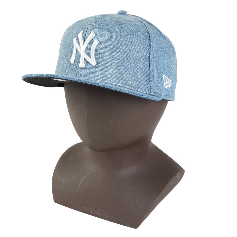 ニューエラ（NEW ERA）（メンズ、レディース）9FIFTY Denim ニューヨーク・ヤンキース キャップ 14388585 55.5-59.5cm