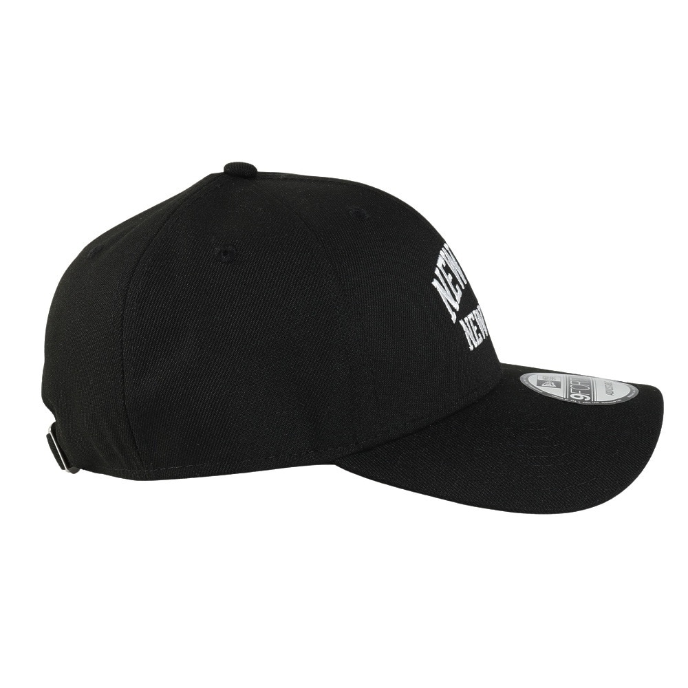 ニューエラ（NEW ERA）（メンズ、レディース）帽子 キャップ 9FORTY College Logo 黒 14388681 サイズ調整可 日除け スト系 スポーツキャップ  スポーティー