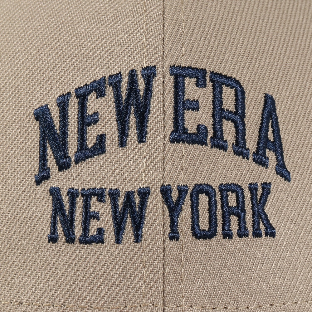 ニューエラ（NEW ERA）（メンズ、レディース）帽子 キャップ 9FORTY College Logo カーキ 14388682 サイズ調整可 日除け スポーツキャップ  スポーティー