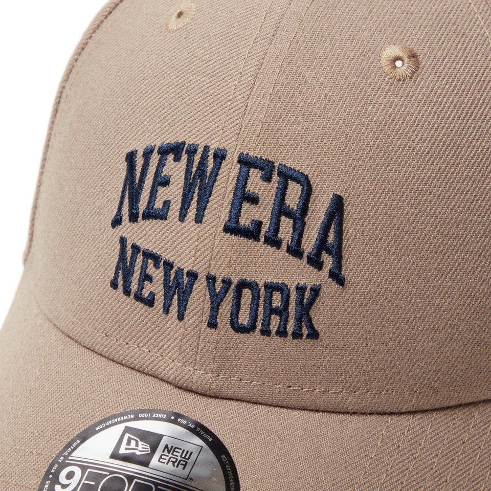 ニューエラ（NEW ERA）（メンズ、レディース）帽子 キャップ 9FORTY College Logo カーキ 14388682 サイズ調整可 日除け スポーツキャップ  スポーティー