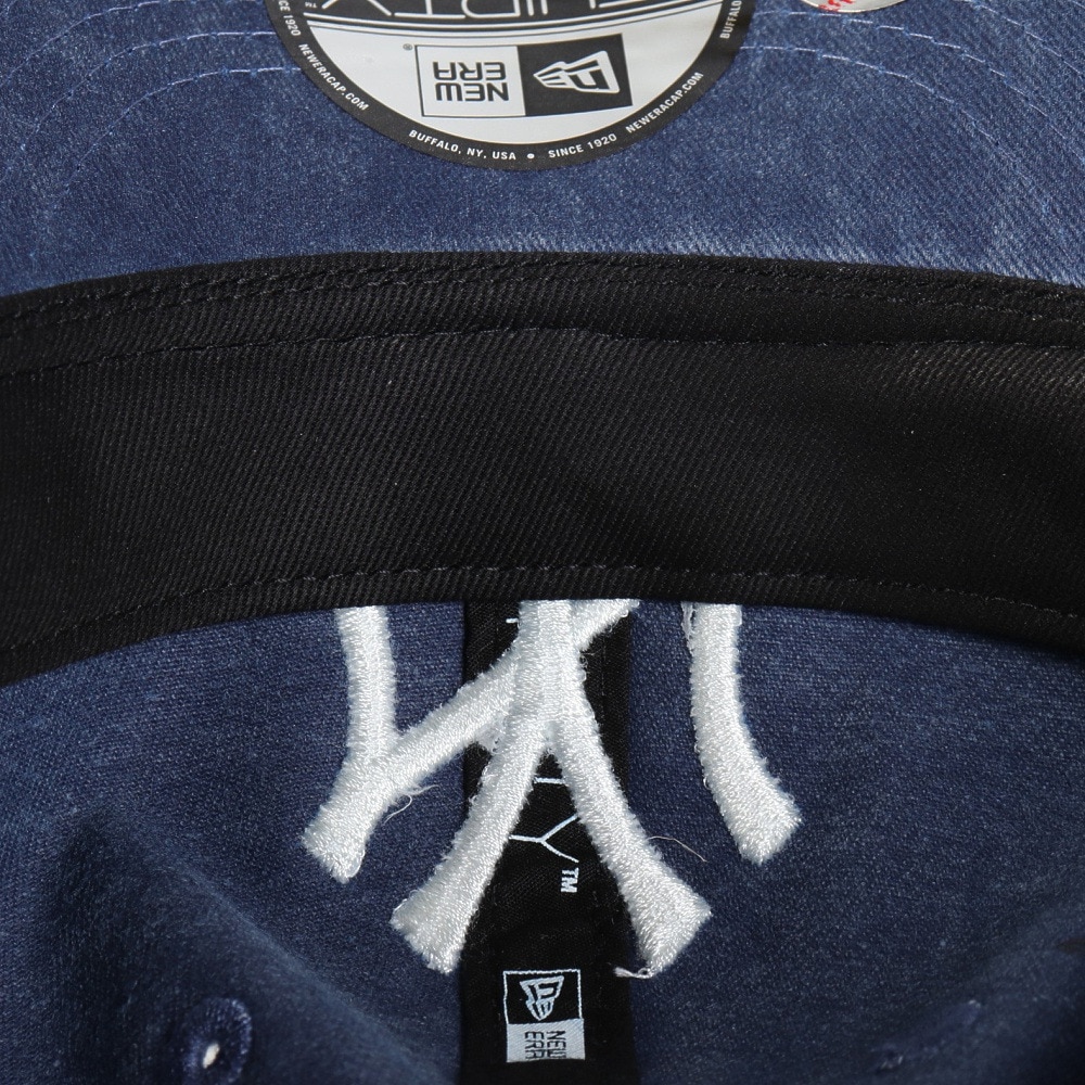 ニューエラ（NEW ERA）（メンズ、レディース）帽子 9THIRTY MLB Visor Logo ニューヨーク・ヤンキース アシッドウォッシュ バイザー 紺 Mサイズ 14388704