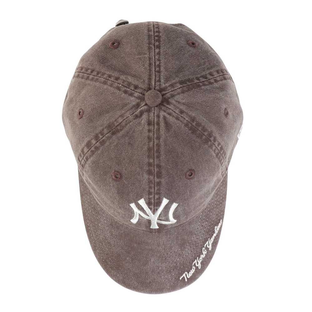 ニューエラ（NEW ERA）（メンズ、レディース）帽子 9THIRTY MLB Visor Logo ニューヨーク・ヤンキース アシッドウォッシュ バイザー カーキ Mサイズ 14388705