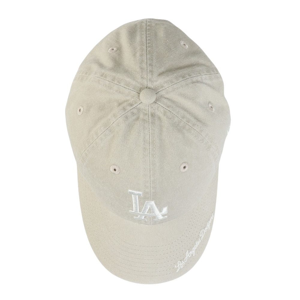 ニューエラ（NEW ERA）（メンズ、レディース）帽子 9THIRTY MLB Visor Logo ロサンゼルス・ドジャース アシッドウォッシュ  ベージュ Mサイズ 14388706