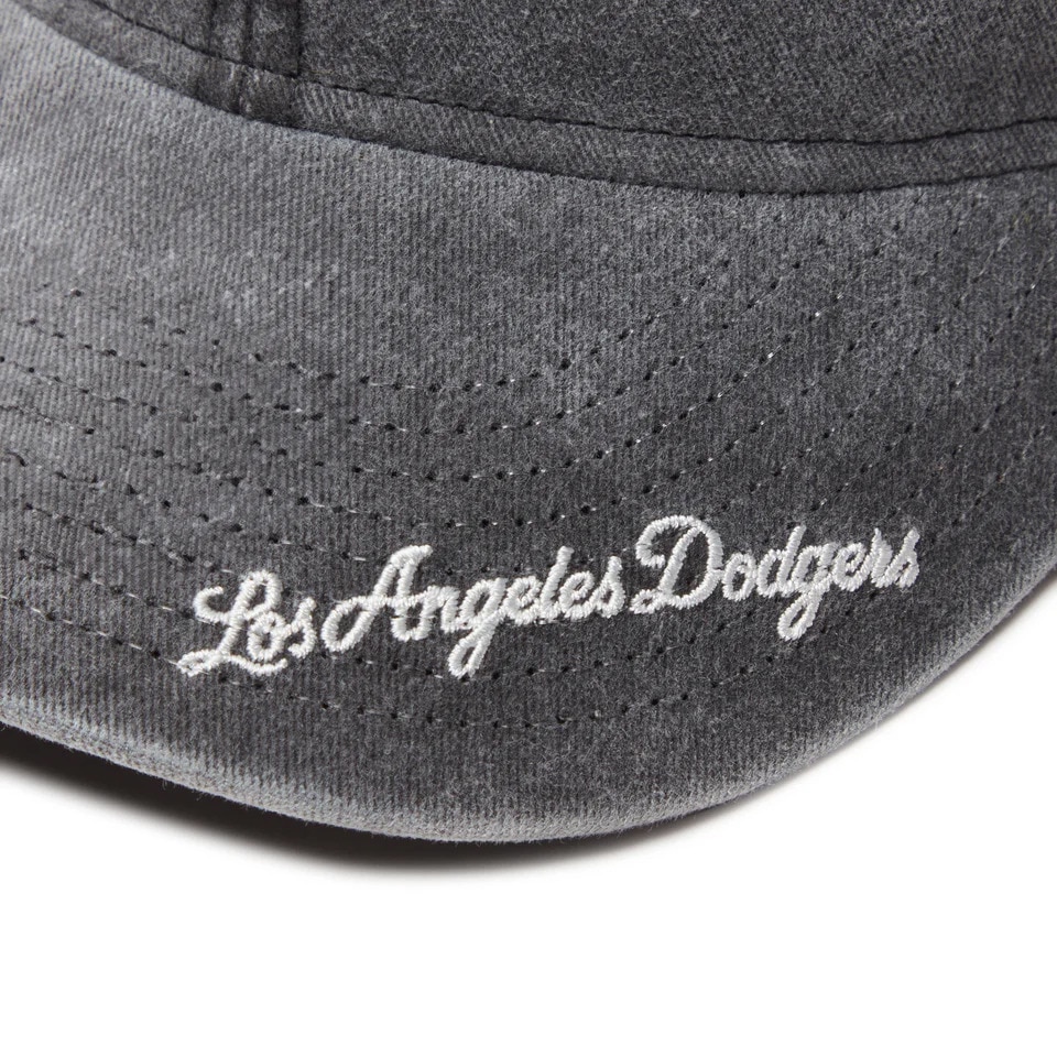 ニューエラ（NEW ERA）（メンズ、レディース）帽子 9THIRTY MLB Visor Logo ロサンゼルス・ドジャース アシッドウォッシュ 黒 Mサイズ 14388707 サイズ調整可 