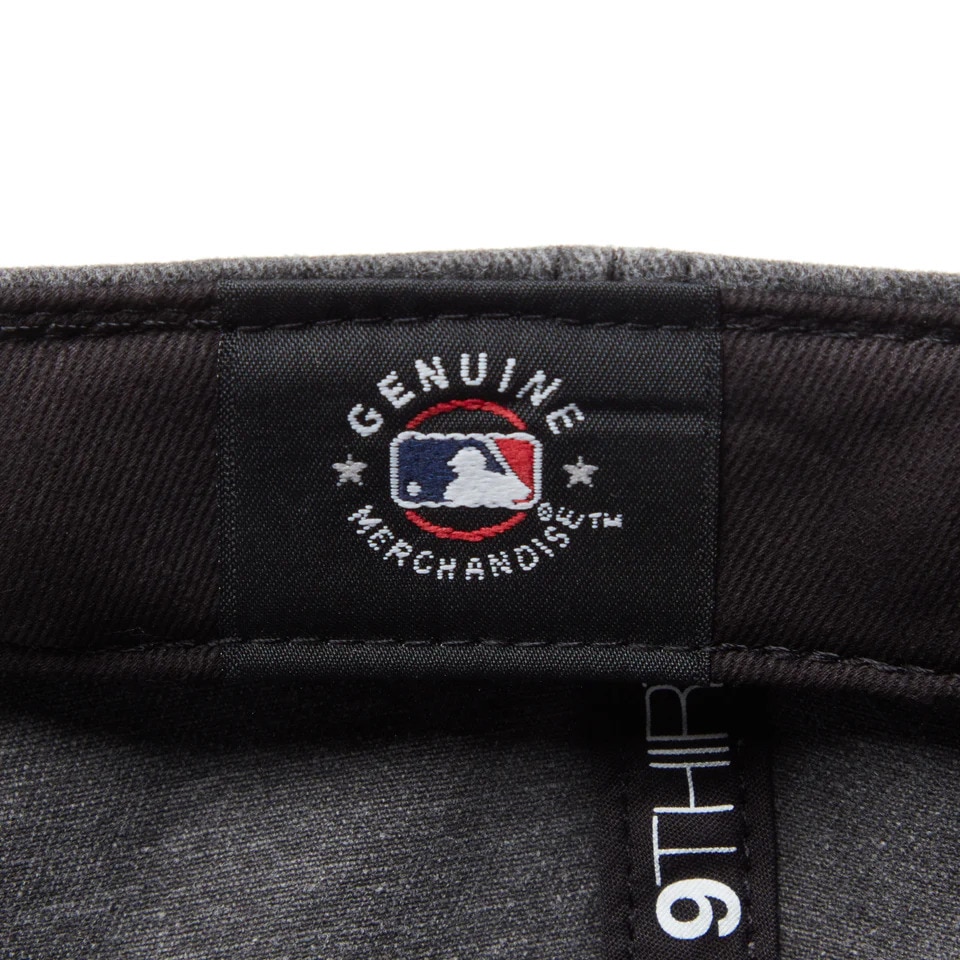 ニューエラ（NEW ERA）（メンズ、レディース）帽子 9THIRTY MLB Visor Logo ロサンゼルス・ドジャース アシッドウォッシュ 黒 Mサイズ 14388707 サイズ調整可 