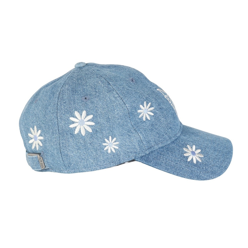 ニューエラ（NEW ERA）（メンズ、レディース）帽子 9TWENTY Flower Embroidery NEW ERA 1920  ネイビー Mサイズ 14388741 キャップ 花柄 刺繍 サイズ調整 
