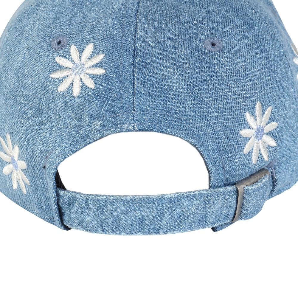 ニューエラ（NEW ERA）（メンズ、レディース）帽子 9TWENTY Flower Embroidery NEW ERA 1920  ネイビー Mサイズ 14388741 キャップ 花柄 刺繍 サイズ調整 