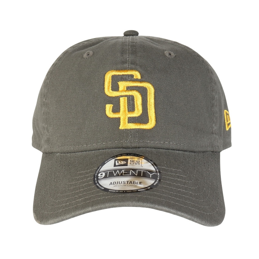 ニューエラ（NEW ERA）（メンズ、レディース）帽子 キャップ 920 Washed Duck サンディエゴ・パドレス 緑 56-60cm 14388745 スポーツキャップ ランニングキャップ 日差し対策 