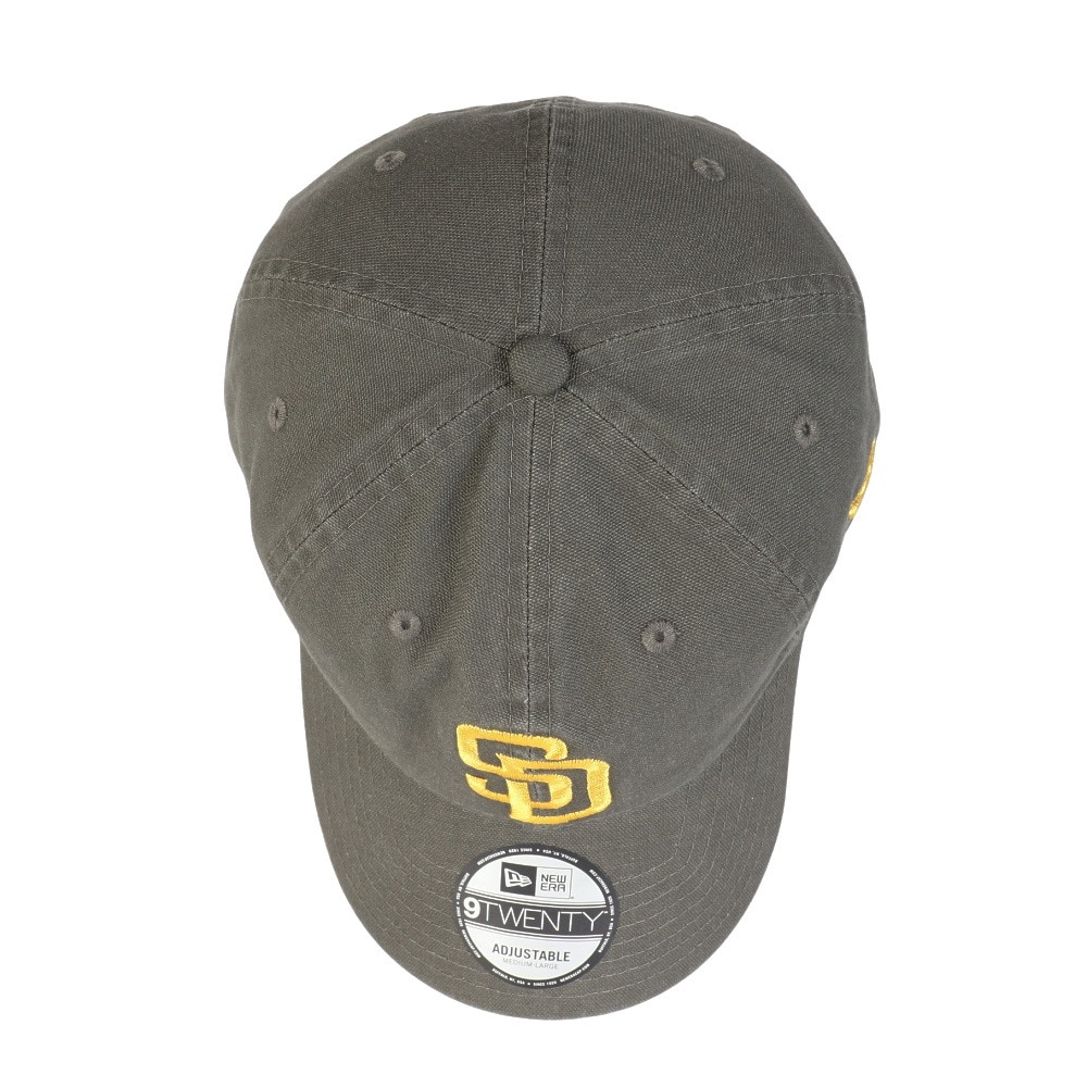 ニューエラ（NEW ERA）（メンズ、レディース）帽子 キャップ 920 Washed Duck サンディエゴ・パドレス 緑 56-60cm 14388745 スポーツキャップ ランニングキャップ 日差し対策 