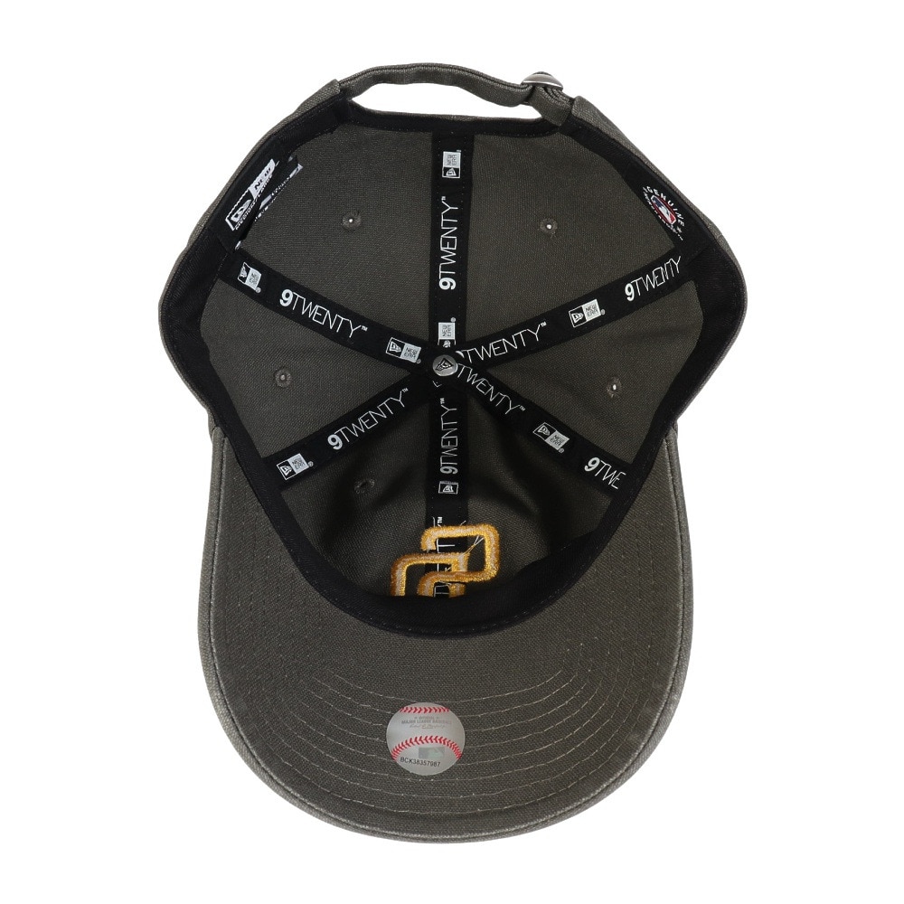 ニューエラ（NEW ERA）（メンズ、レディース）帽子 キャップ 920 Washed Duck サンディエゴ・パドレス 緑 56-60cm 14388745 スポーツキャップ ランニングキャップ 日差し対策 