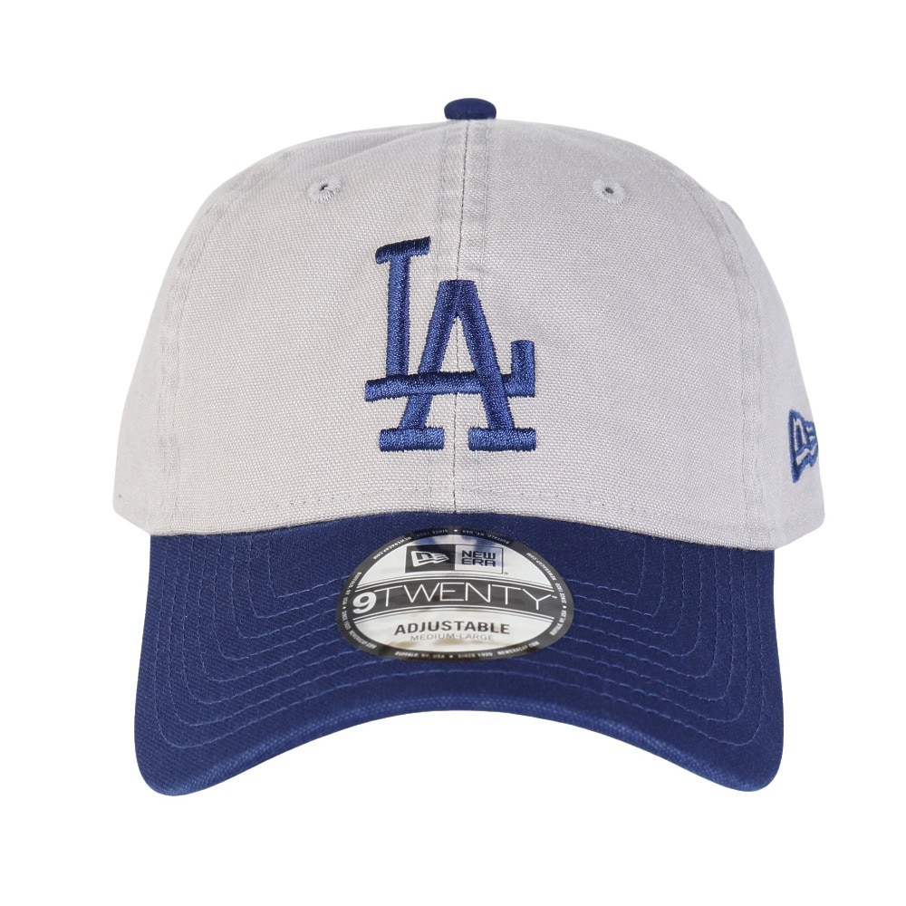 ニューエラ（NEW ERA）（メンズ、レディース）帽子 キャップ 920 Washed Duck ロサンゼルス・ドジャース グレー 56-60cm 14388749 スポーツキャップ ベースボールキャップ