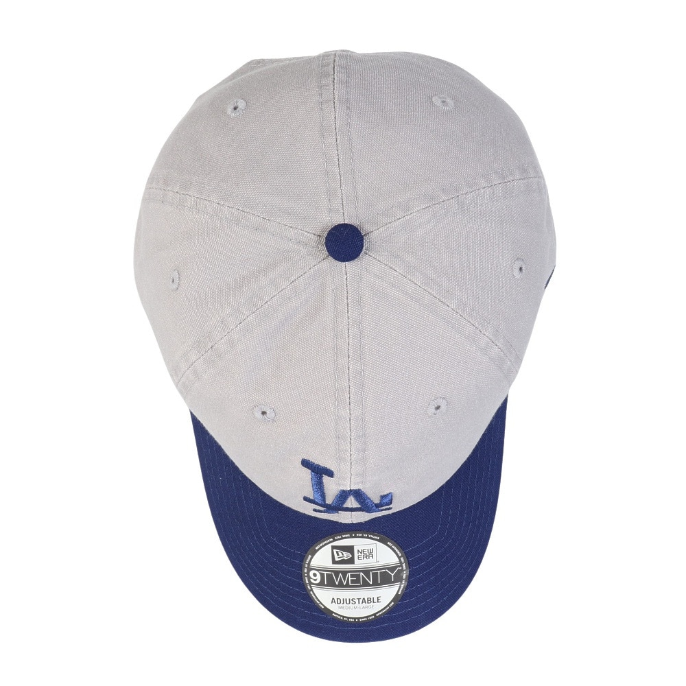 ニューエラ（NEW ERA）（メンズ、レディース）帽子 キャップ 920 Washed Duck ロサンゼルス・ドジャース グレー 56-60cm 14388749 スポーツキャップ ベースボールキャップ