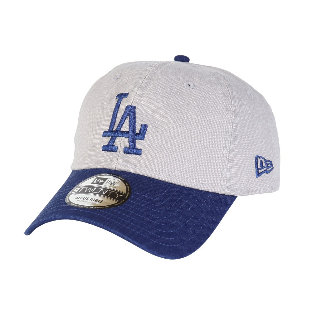 ニューエラ（NEW ERA）（メンズ、レディース）帽子 キャップ 920 Washed Duck ロサンゼルス・ドジャース グレー 56-60cm 14388749 スポーツキャップ ベースボールキャップ