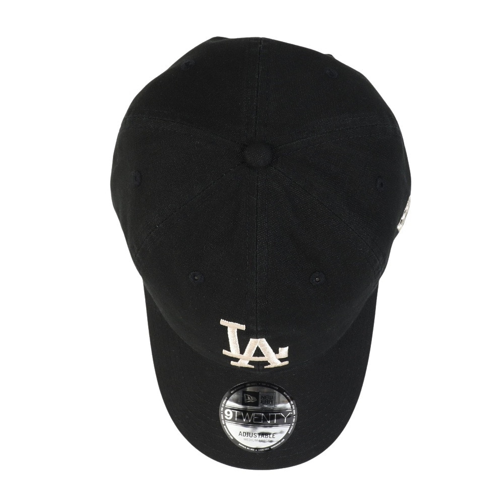 ニューエラ（NEW ERA）（メンズ、レディース）帽子 キャップ 920 Washed Duck ロサンゼルス・ドジャース 黒 56-60cm 14388750 スポーツキャップ ベースボールキャップ
