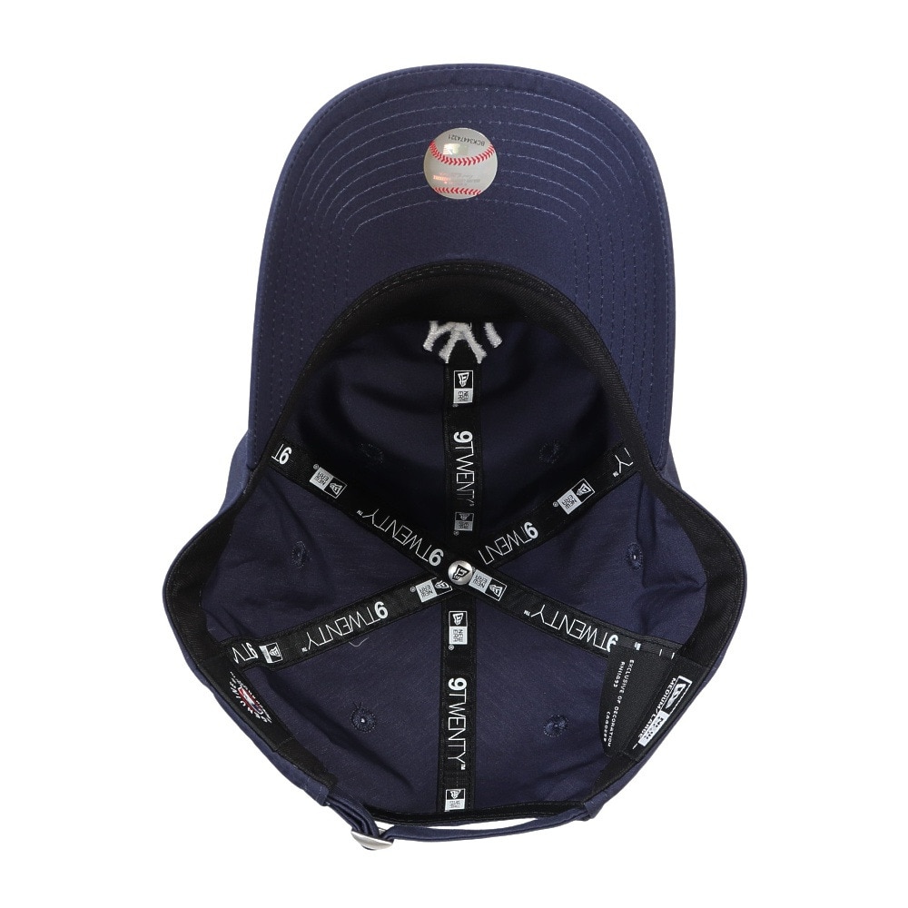 ニューエラ（NEW ERA）（メンズ、レディース）帽子 MLB Typewriter ニューヨーク・ヤンキース キャップ ネイビー Mサイズ 14388771 軽量 おしゃれ  シンプル