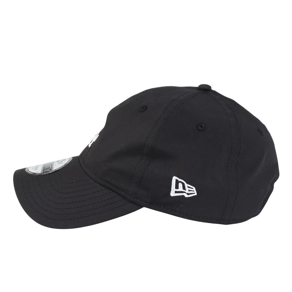ニューエラ（NEW ERA）（メンズ、レディース）帽子 MLB Typewriter ロサンゼルス・ドジャース キャップ  黒 Mサイズ 14388773 軽量 おしゃれ シンプル 