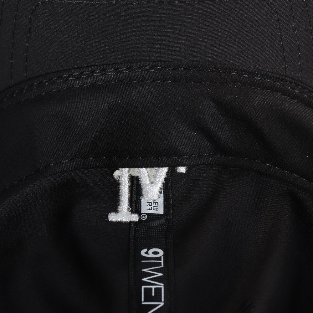 ニューエラ（NEW ERA）（メンズ、レディース）帽子 MLB Typewriter ロサンゼルス・ドジャース キャップ  黒 Mサイズ 14388773 軽量 おしゃれ シンプル 