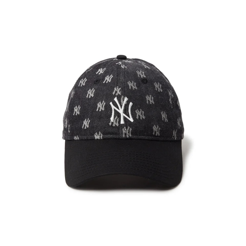 ニューエラ（NEW ERA）（メンズ、レディース）帽子 キャップ 9TWENTY MLB Jacquard ニューヨーク・ヤンキース 黒 Mサイズ 14388776 モノグラム サイズ調整可