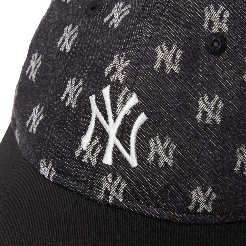 ニューエラ（NEW ERA）（メンズ、レディース）帽子 キャップ 9TWENTY MLB Jacquard ニューヨーク・ヤンキース 黒 Mサイズ 14388776 モノグラム サイズ調整可