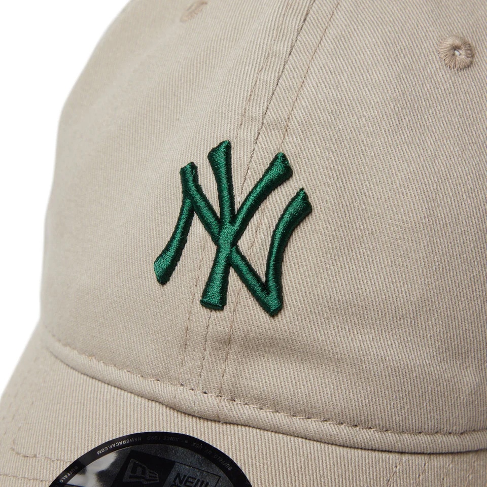 ニューエラ（NEW ERA）（メンズ、レディース）帽子 キャップ 9TWENTY Khaki Sweat Band ニューヨーク・ヤンキース カーキ Mサイズ 14388781 サイズ調整 スト系