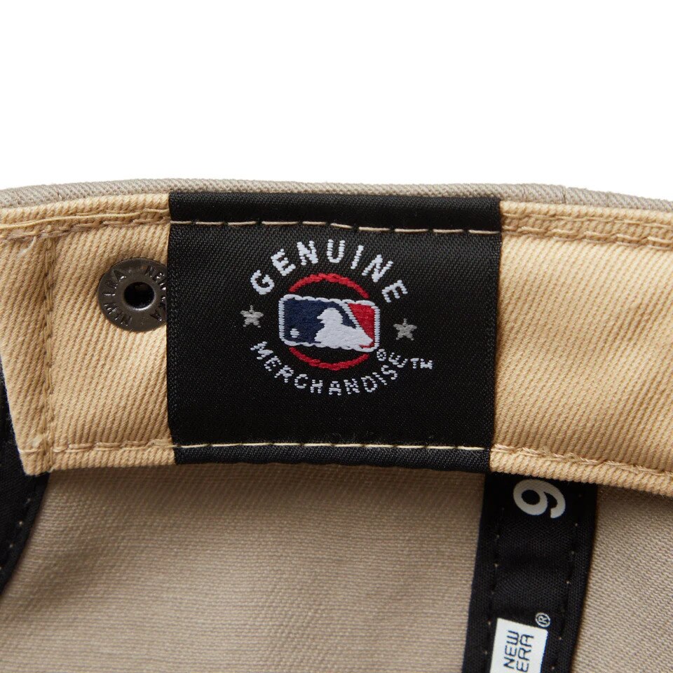 ニューエラ（NEW ERA）（メンズ、レディース）帽子 キャップ 9TWENTY Khaki Sweat Band ニューヨーク・ヤンキース カーキ Mサイズ 14388781 サイズ調整 スト系