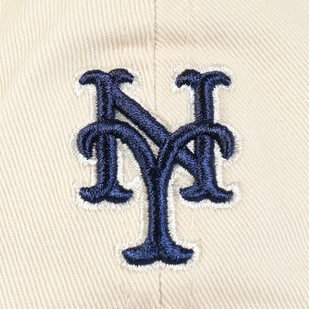 ニューエラ（NEW ERA）（メンズ、レディース）帽子 キャップ 9TWENTY Khaki Sweat Band ニューヨーク・メッツ クリーム色 Mサイズ 14388783 サイズ調整 スト系