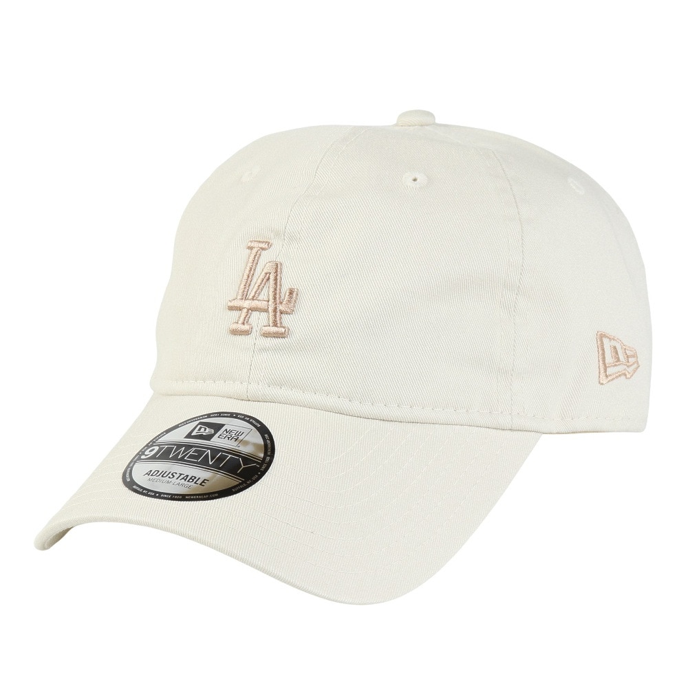 ニューエラ（NEW ERA）（メンズ、レディース）帽子 キャップ 9TWENTY カーキスウェットバンド ロサンゼルス・ドジャース 白 Mサイズ 143887843 サイズ調整可