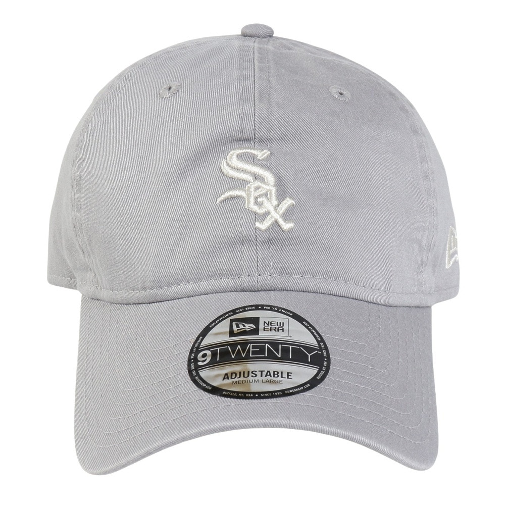 ニューエラ（NEW ERA）（メンズ、レディース）帽子 キャップ 9TWENTY カーキスウェットバンド シカゴ・ホワイトソックス グレー Mサイズ 14388786 サイズ調整可