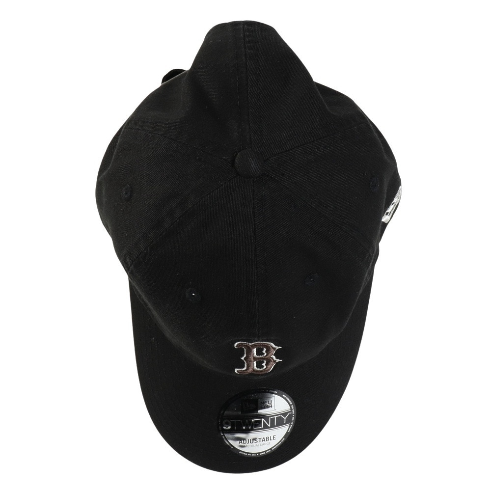 ニューエラ（NEW ERA）（メンズ、レディース）帽子 キャップ 9TWENTY カーキスウェットバンド ボストン・レッドソックス 黒 Mサイズ 14388787 サイズ調整可