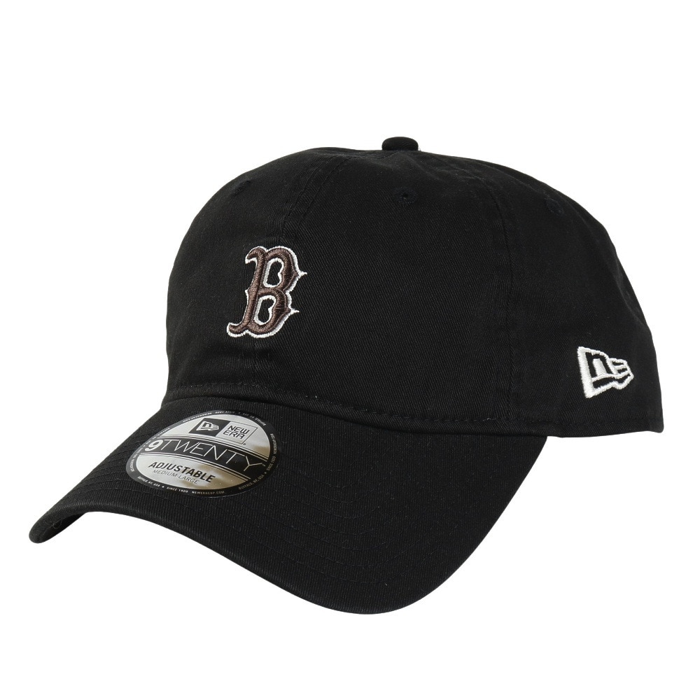 ニューエラ（NEW ERA）（メンズ、レディース）帽子 キャップ 9TWENTY カーキスウェットバンド ボストン・レッドソックス 黒 Mサイズ 14388787 サイズ調整可